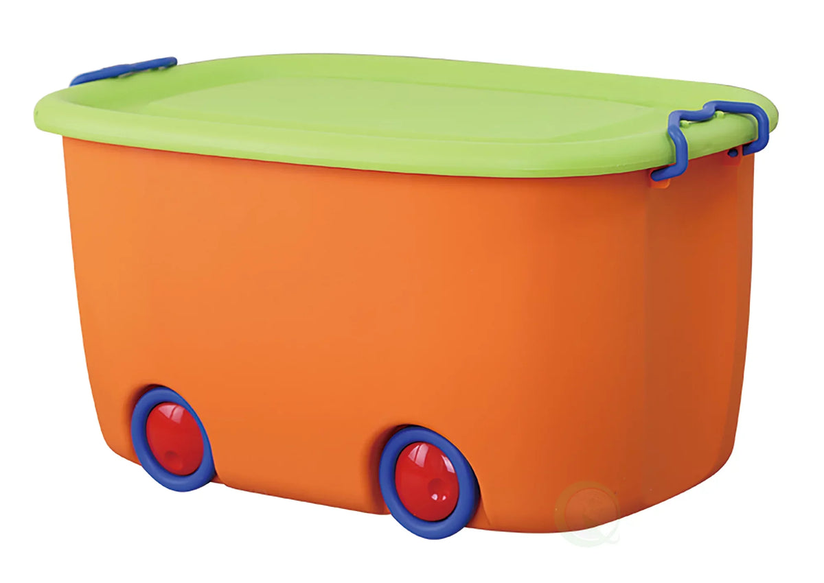 Stackable Toy Storage Box with Rims