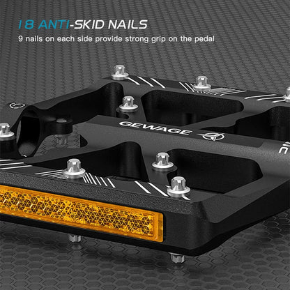 Cycle Peddling components Aluminum Alloy Peddling components with Reflectors Mountain Cycle Peddling components Cycling Peddling components Platform