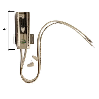 GlobPro WB02X4528 WB02X4600 WB02X8212 WB02X9998 Range Burner Ignitor 4" large approx. Replacement for and compatible with GE WB02X4528 WB02X4600 WB02X8212 WB02X9998 Heavy DUTY
