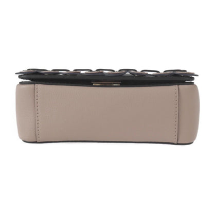Pre-Owned Kate Spade Maisy Patternson drive grommet handbag WKRU5899 leather black pink beige gold hardware 2WAY shoulder bag punching (Good)