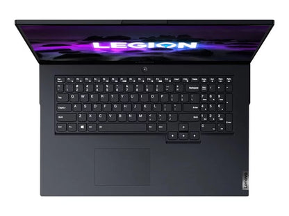 Lenovo Legion 5 17ACH6H 82JY - 180-degree hinge design - AMD Ryzen 7 5800H / 3.2 GHz - Win 11 Home - GF RTX 3060 - 16 GB RAM - 256 GB SSD NVMe - 17.3" IPS 1920 x 1080 (Full HD) @ 144 Hz - Wi-Fi 6 - phantom blue (top), shadow black (bottom) - kbd: US