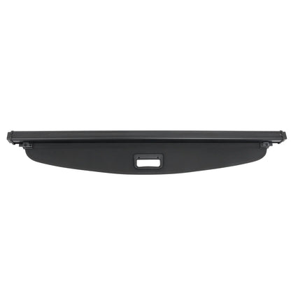 Ikon Motorsports Retractable Rear Trunk Security Cargo Cover Tonneau Luggage Shade Added on Bodykit Replacement Compatible With 2020-2024 Ford Escape Black Canvas