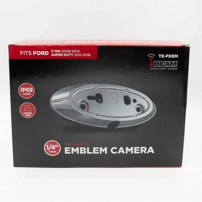 iBEAM TE-FDEM Ford Trucks Emblem Backup Camera for Select 2003-2017