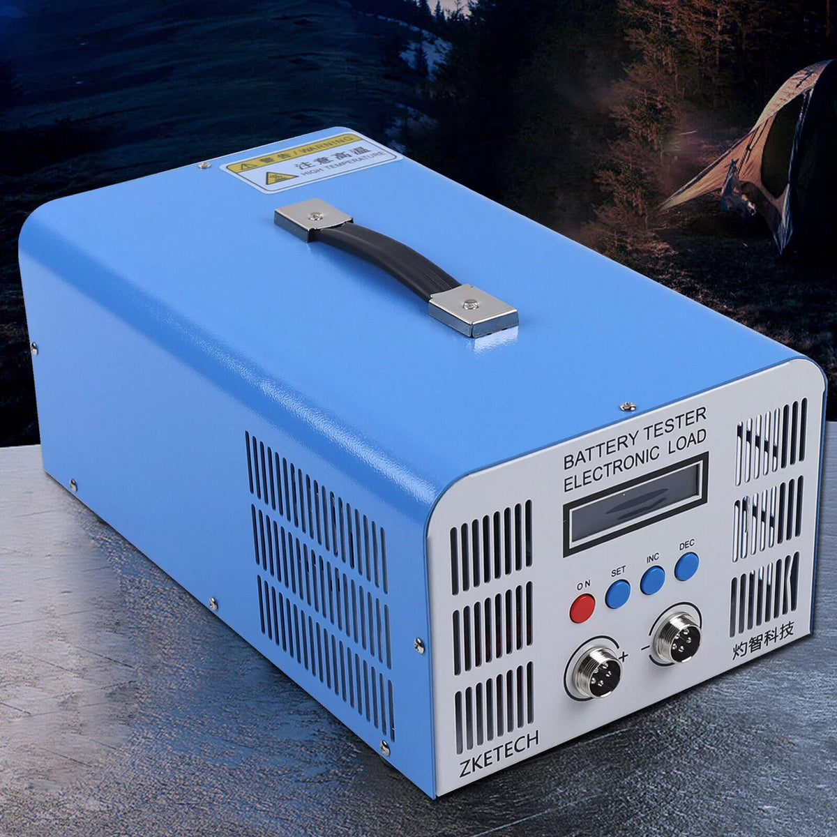 EBC-A40L 5V High Current Lithium Battery Capacity Tester 40A 110V Manual 200W