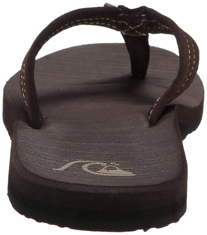 Quiksilver Men's Carver Suede 3-Point Flip-Flop