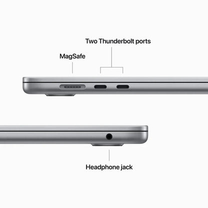 Restored Apple MacBook Air 15" Laptop with M2 Chip, 8GB RAM, 512GB SSD in Space Gray MQKQ3LL/A Like New (Refurbished)