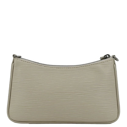 Pre-owned LOUIS VUITTON Easy Pouch On Strap Epi Leather Shoulder Bag Cream
