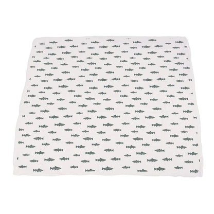 Gone Fishing and Hunter's Camo Bamboo Throw Blanket