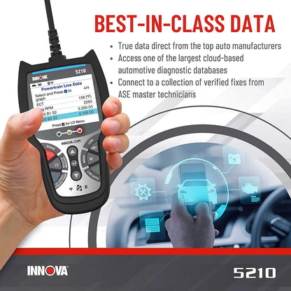 INNOVA 5210 CarScan Advisor Bluetooth Code Reader Automotive Diagnostic Tool