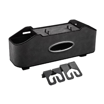 yotijar Car Back Saddle Headrest Hanging Storage Box Car Travel Accessories Cup Holder