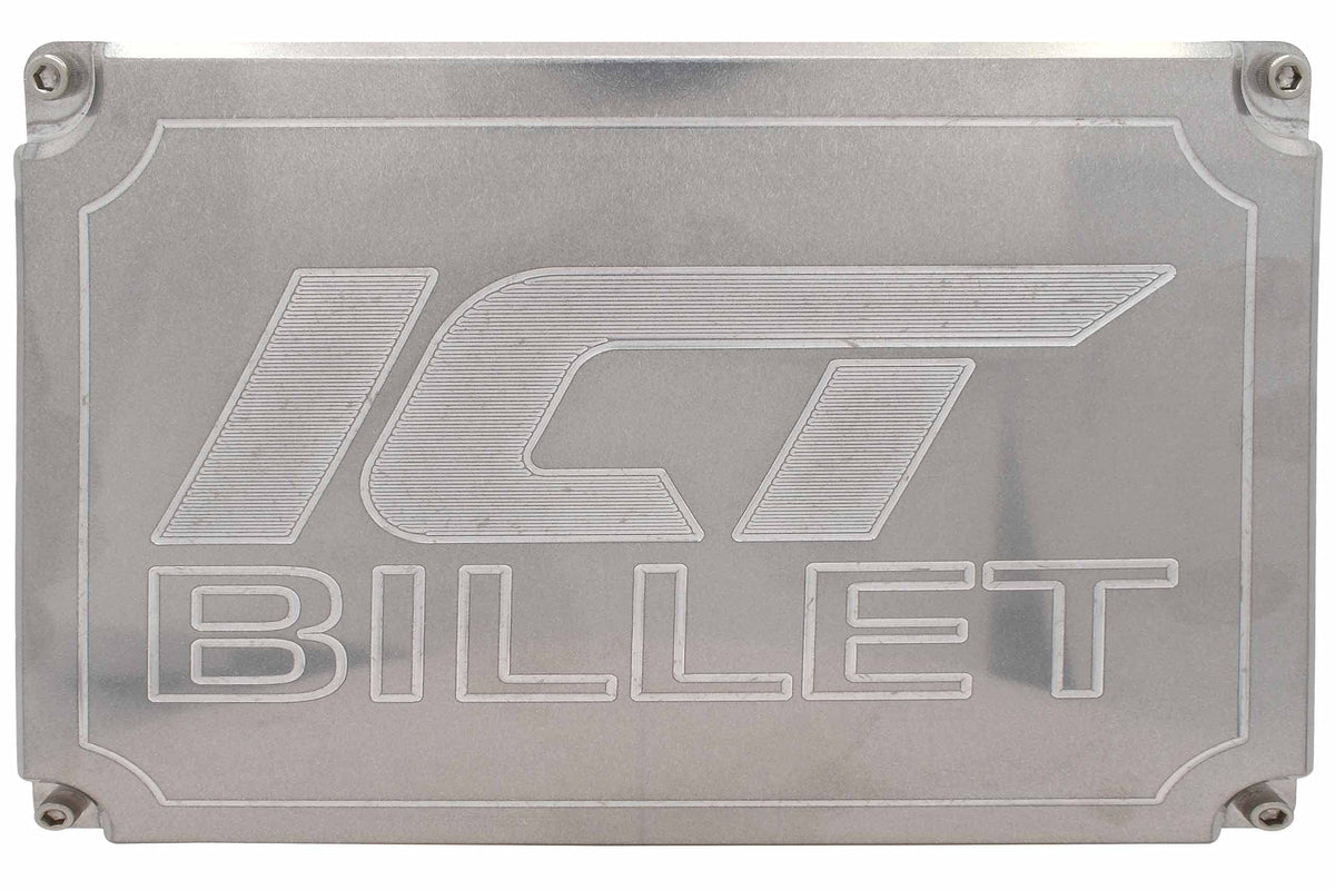 ICT Billet LS Gen 3 ECM PCM Billet Dress Cover Compatible with Blue-Red Blue-Green LS1 LQ4 0411 P01 P59 Silverado Camaro Corvette Made in America 551968-LS11CV