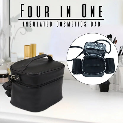 Picnic Gift 7220-HT Mojito-Four In One Insulated Cosmetics Bag, Houndstooth