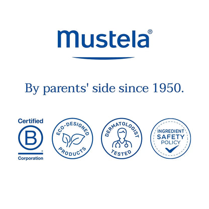 Mustela Cradle Cap Foam Shampoo for Newborn - Baby Shampoo with Natural Avocado - Tear-Free & Fragrance-Free - 5.07 fl. oz.