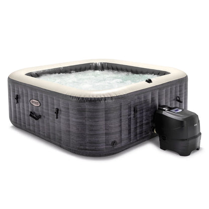 Intex PureSpa Plus Greystone Inflatable Hot Tub, 94 x 28", with Phone Tray