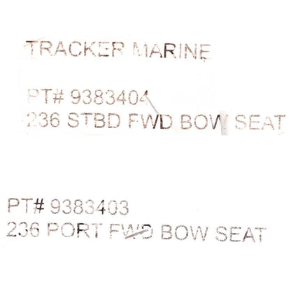 Mako Boat Bow Cushions 314606 | 236 CC 16 3/4 x 17 Inch (Set of 2)