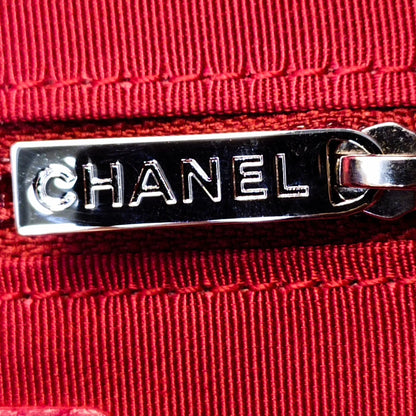 Pre-Owned Authenticated Chanel Medium Gabrielle Hobo Lambskin Leather Gold Shoulder Bag Unisex (Good)