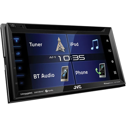 JVC Mobile KW-V350BT 6.8" Double-DIN In-Dash DVD Receiver with Bluetooth and SiriusXM Ready