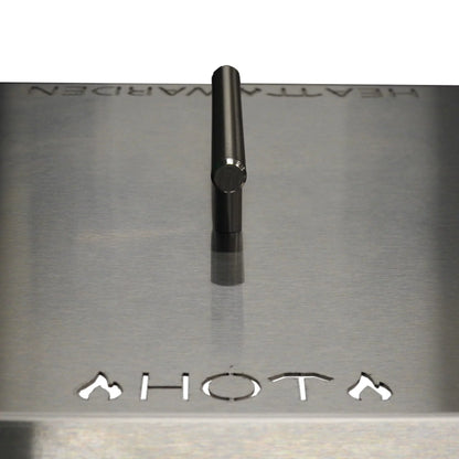 Heat Warden Rectangle Fire Pit Heat Deflector in Stainless Steel