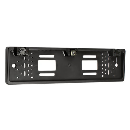 Dcenta European License Plate Frame Backup Camera 12 LED Rear View Camera with Reversing System Parking Sensor