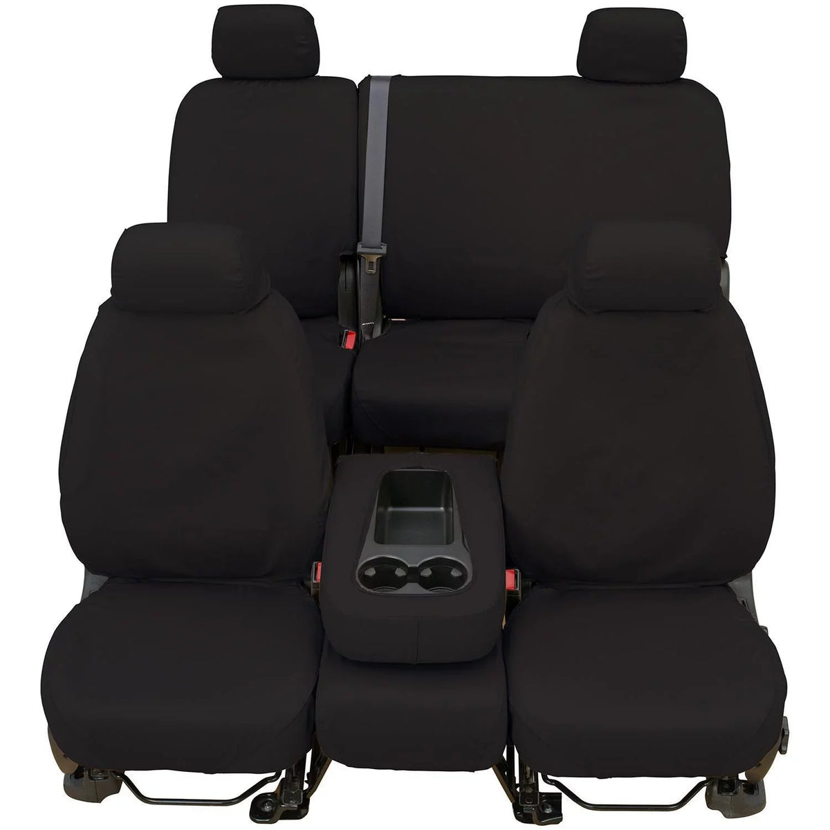 Covercraft SeatSaver Custom First Row Cushion Cover: Charcoal, Polycotton, Bucket Seats, 2 Pk Fits select: 2014-2016 TOYOTA HIGHLANDER XLE, 2017-2019 TOYOTA HIGHLANDER SE/XLE