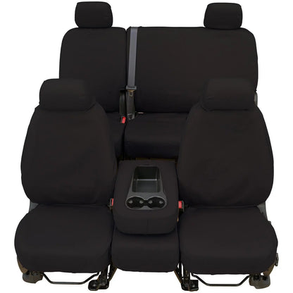 Covercraft SeatSaver Custom First Row Cushion Cover: Charcoal, Polycotton, Bucket Seats, 2 Pk Fits select: 2014-2016 TOYOTA HIGHLANDER XLE, 2017-2019 TOYOTA HIGHLANDER SE/XLE