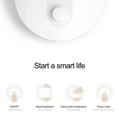 OWSOO Desk Smart Remote Control Dimmable Table Lamps Desklight Support Mobile Phone App Control 4 Mode,Flicker-Free Ra>95