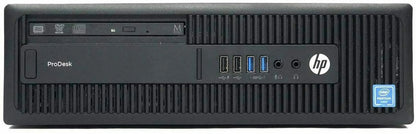 Pre-Owned HP 600 G2 Desktop Computer Intel Pentium G4400 3.3GHz CPU 8GB Ram, 1TB HDD, New 22" LCD, Keyboard & Mouse, WiFi, DVD, Win10 Pro PC (Refurbished)