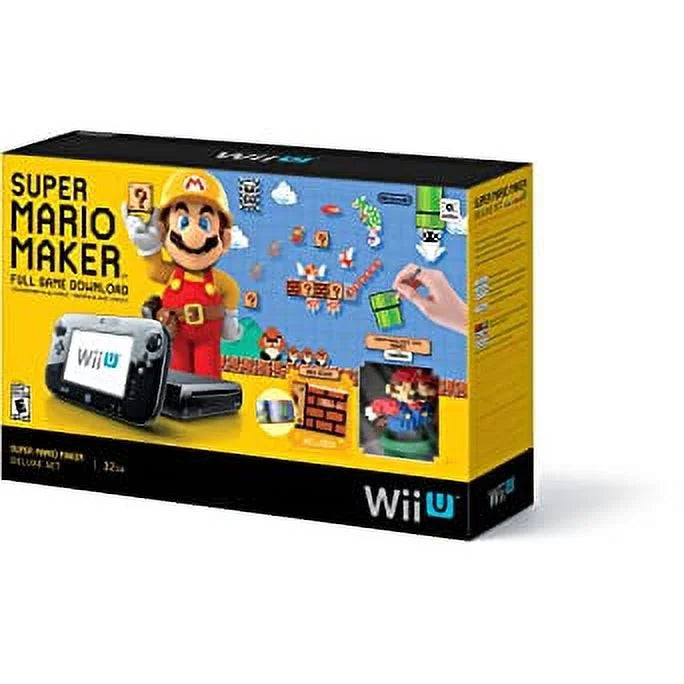 Super Mario Maker Console Deluxe Set - Nintendo Wii U (Used/Pre-Owned)