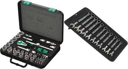 5003594001 8100 SB 2 Zyklop 3/8 Metric Ratchet Set ( Piece of 43)