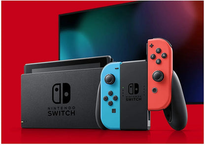 Nintendo - Switch 32GB Console - Neon Red/Neon Blue Joy-Con459