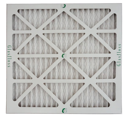 Glasfloss Air Filter 20x20x2 - 2" MERV 10 - (Pack of 4) - Pleated AC or HVAC Air Filter - Furnace Air Filter - Home or Office - Made In The USA.