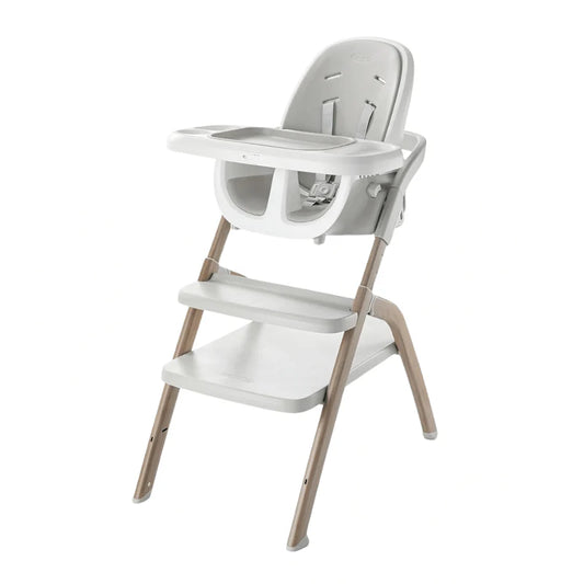 6-in-1 High Chair to Booster & Step Stool, 4 Heights, Compact Fold