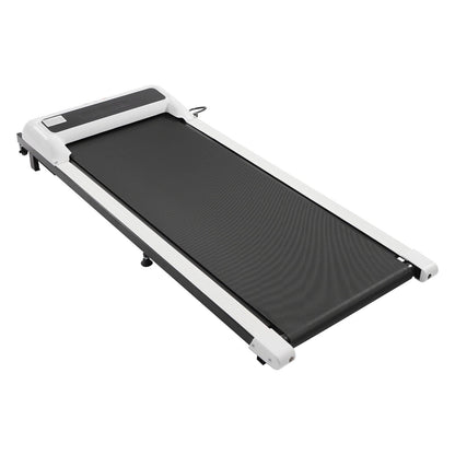 ZhdnBhnos 600W 2.25HP Electric Home Treadmill 2 in 1 Under Desk Walking Jogging Pad Portable Motorized Fitness Running Machine Remote Control