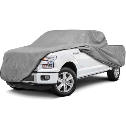 NEH Superior Pickup Truck Cover - Waterproof All Weather Breathable Outdoor Indoor - Gray - Fits Pickup Trucks with Extended Cab, Standard Bed up to 20' 9" Length (249" x 70" x 60")