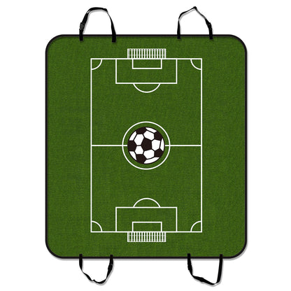 GCKG Soccer Ground Pet Car Saddle Cover,Soccer Ground Pet Car Saddle Cover Dog Car Saddle Mat Hammock Cargo Mat Trunk Mat For Cars Trucks and SUV 54x60 inches