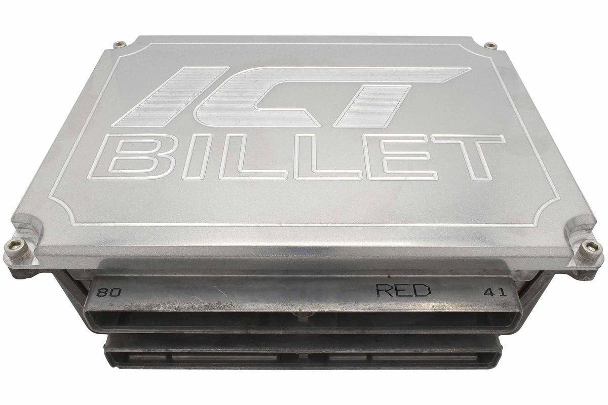 ICT Billet LS Gen 3 ECM PCM Billet Dress Cover Compatible with Blue-Red Blue-Green LS1 LQ4 0411 P01 P59 Silverado Camaro Corvette Made in America 551968-LS11CV