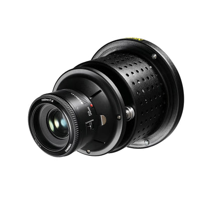NiceFoto SN-29 Flash Concentrator Conical Snoot Video Art Styling Snoot with YONGNUO YN50mm F1.8 Lens Bowens Mount Photographic Equipment Accessories