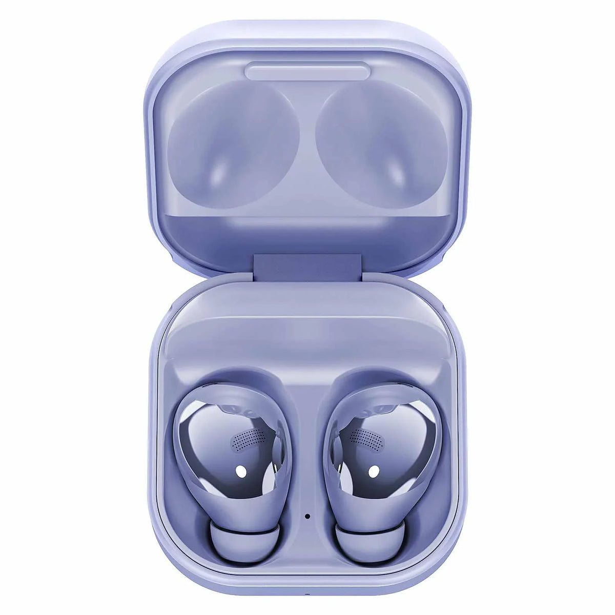 UrbanX Street Buds Pro True Bluetooth Wireless Earbuds For HTC Desire 520 With Active Noise Cancelling (Wireless Charging Case Included) Purple