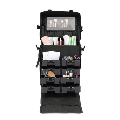 PRO Rolling Makeup Train Case Cosmetic Trolley Makeup Storage Modern