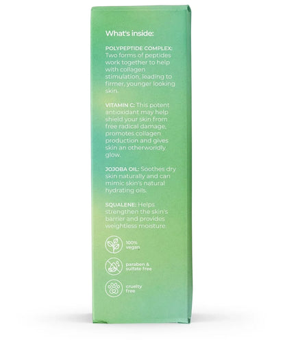 Florida Glow Polypeptide Collagen Boosting Serum | Body Oil Skincare For Glow Dry Skin | Moisturizer for Women & Men Enriched With Vitamin C, Squalene, Jojoba Oil - Pacific Sage Scent - 3.6fl Oz