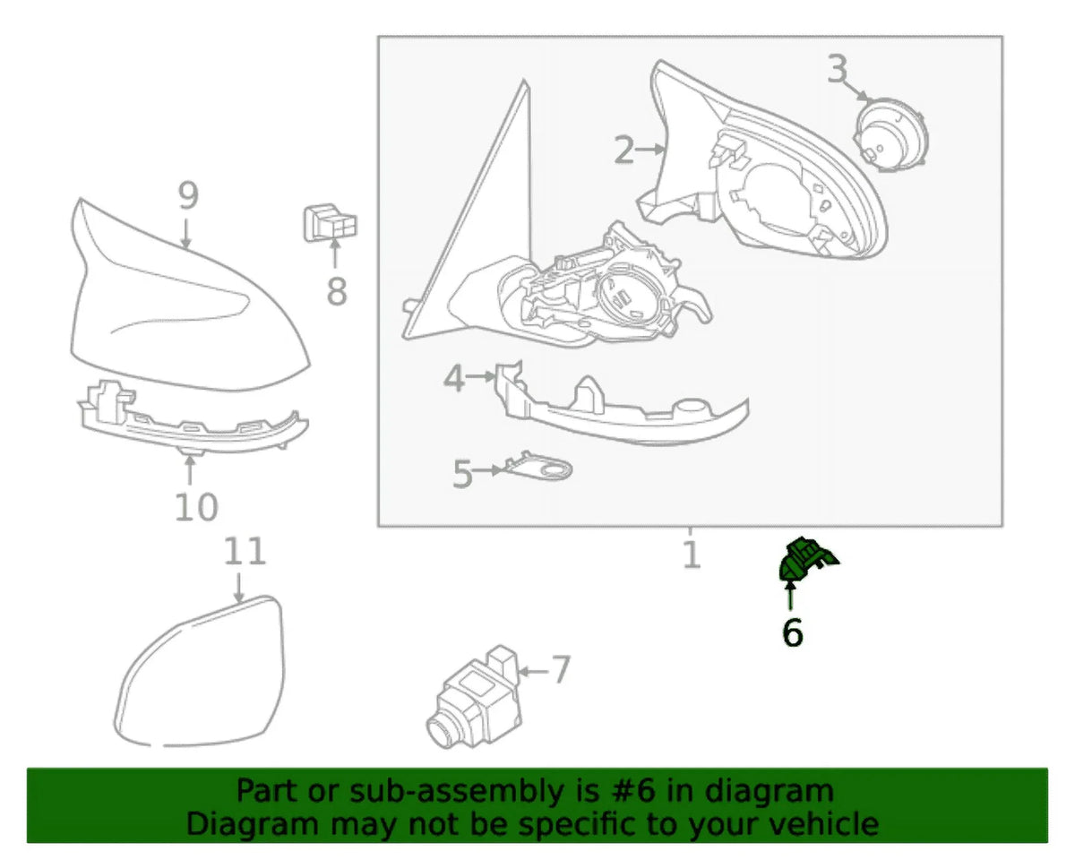 New Genuine BMW Set Of Camera Mounts For Ext (2020-2022) OE 51168496622