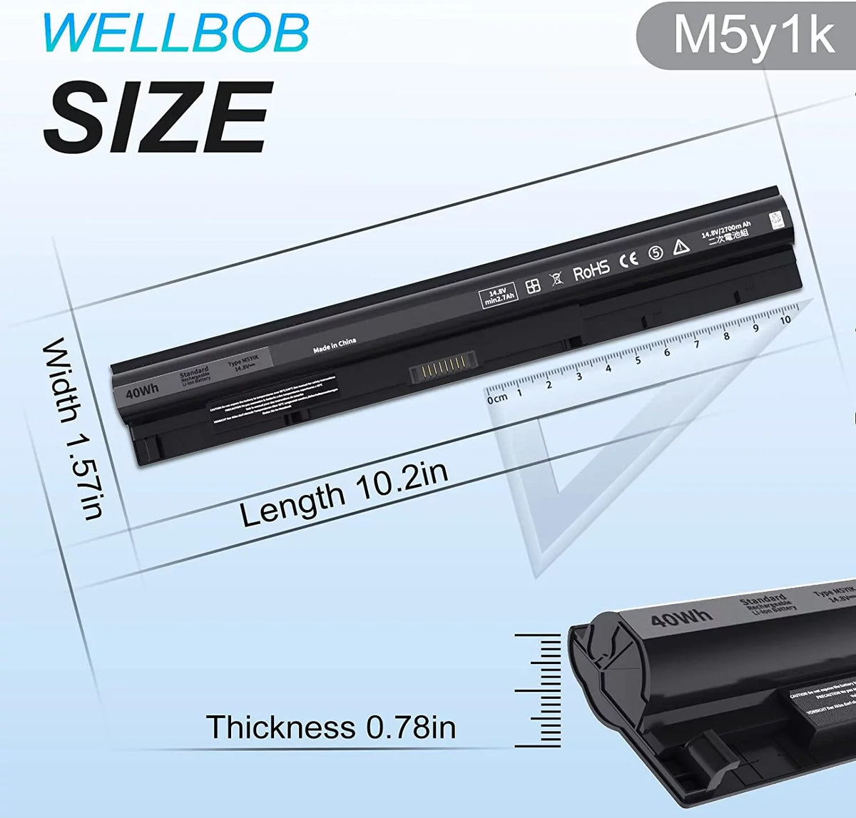M5Y1K y for Dell Inspiron 5559 5558 y, for Dell Inspiron 15 3000 5000 y 3558 3567 5555 5566 5759,