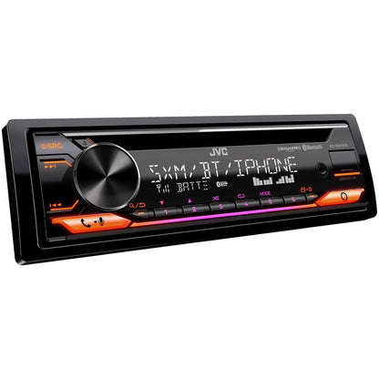 JVC KD-TD91BTS - CD Receiver w/ Bluetooth, Front USB, AUX, Amazon Alexa, SirusXM Ready + Two Pairs Of JVC 6x9" Speakers