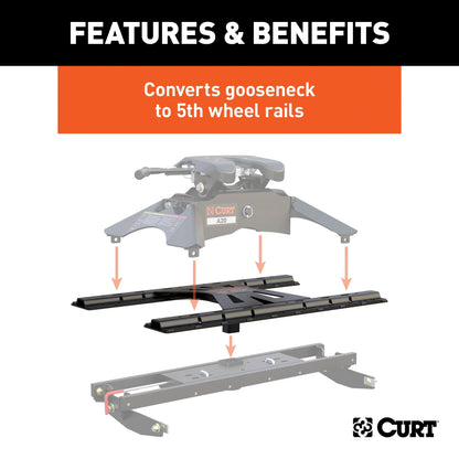 CURT X5 Gooseneck-to-5th-Wheel Adapter Plate