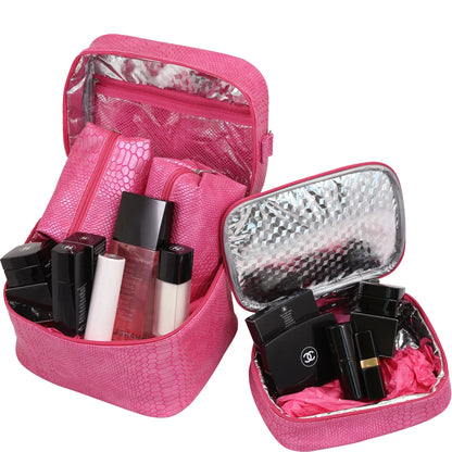 Picnic Gift 7220-HT Mojito-Four In One Insulated Cosmetics Bag, Houndstooth