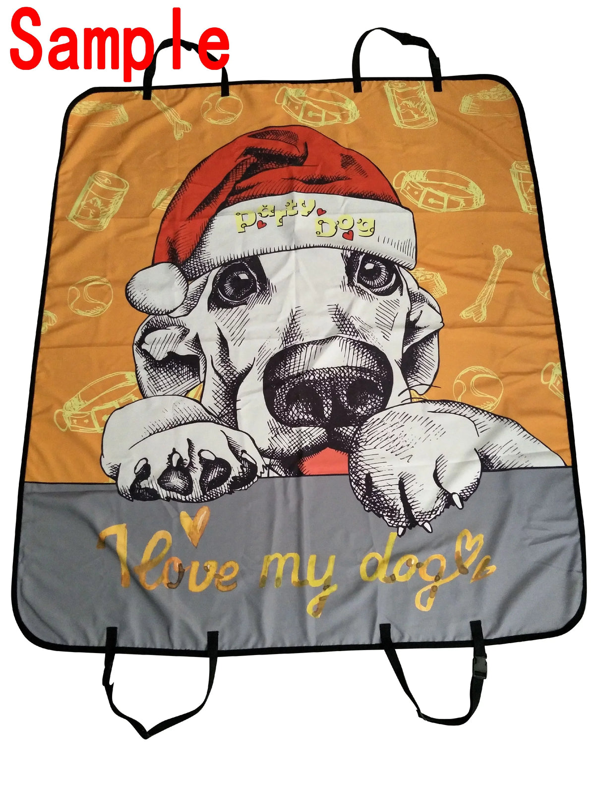 GCKG Made Love Heart Of Sea Shells Starfish Beach Pet Car Chair Cover Dog Car Chair Mat Hammock Cargo Mat Trunk Mat For Cars Trucks and SUV 54x60 inches
