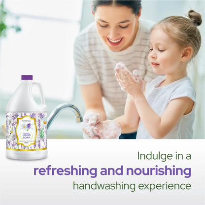 Puremax Foaming Hand Soap Lavender Refills with Essential Oils | Gentle, Moisturizing 128 fl oz