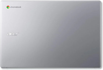 Acer Chromebook 315 Laptop, 15.6" FHD Touchscreen Display, Intel N100 Quad-core (4 Core), 8GB DDR5 RAM, 64GB eMMC, Wi-Fi, Long Battery Life, Chrome OS, Silver + Tigology Accessories