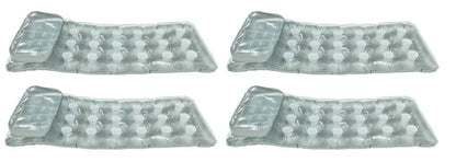 Intex 18-Pocket Mattress Suntanner Pool Lounger w/ Headrest (4 Pack) | 58894EP