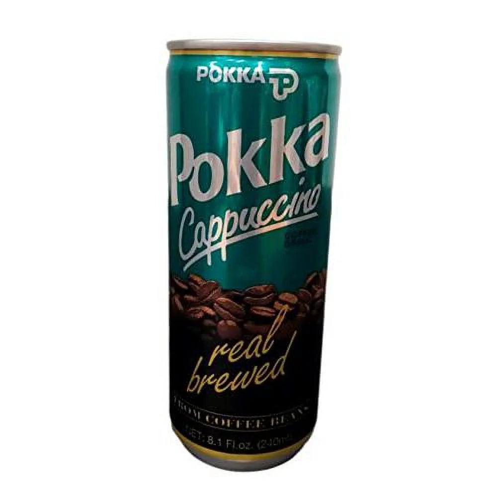 POKKA Coffee 9-Pack Set - Milk Coffee, Vanilla Coffee, Cappuccino, 8.1 Fl Oz (240Ml) Each (Cappuccino - Pack Of 30 (1 Case))